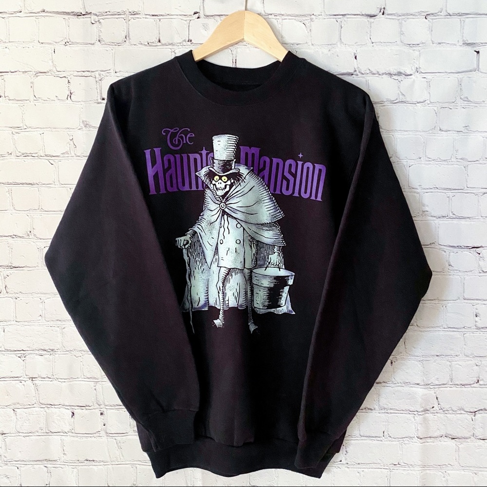 DISNEY haunted mansion hatbox ghost sweatshirt